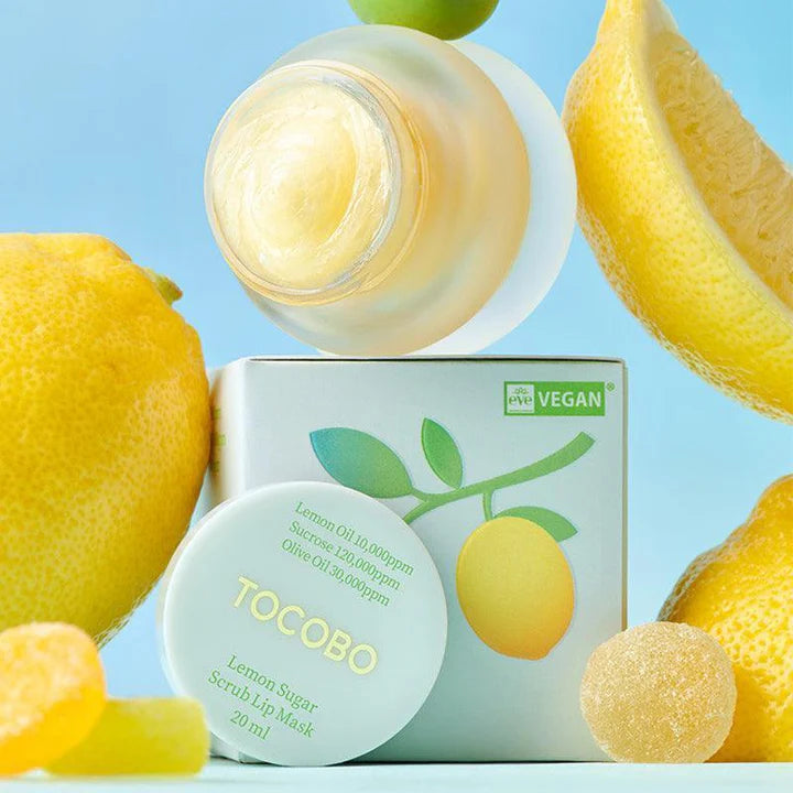 TOCOBO Lemon Sugar Scrub Lip Mask 20ml - Kosmetica