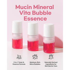 ClearDea. Mucin Mineral Vita Bubble First Essence 60ml - Kosmetica