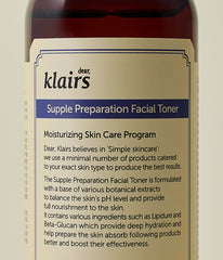 KLAIRS Supple Preparation Facial Toner 180ml - Kosmetica