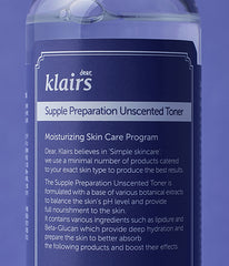 KLAIRS Supple Preparation Unscented Toner 180ml - Kosmetica