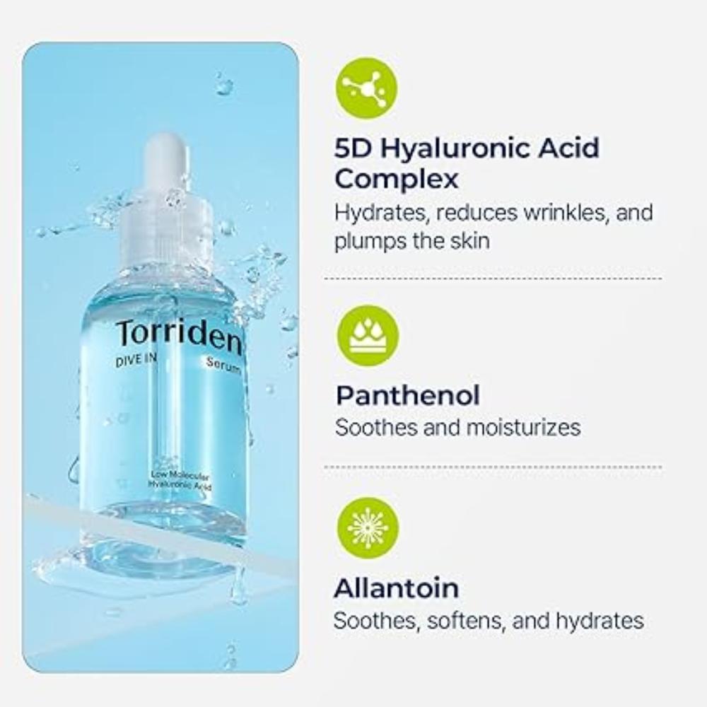 Torriden Dive-In Low Molecule Hyaluronic Acid Serum 50ml - Kosmetica