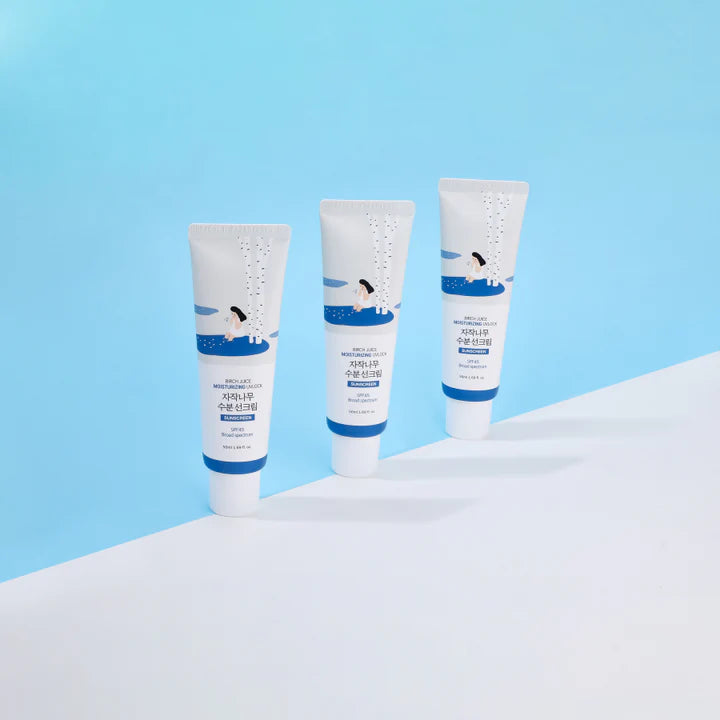 Round Lab Brich Juice Moisturizing Suncream 50 ml - Kosmetica