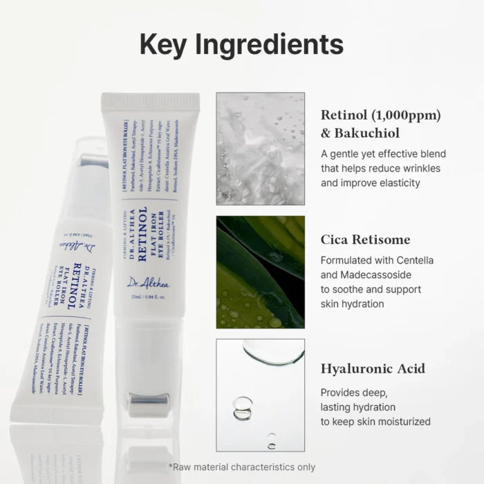 Dr. Althea Retinol Flat Iron Eye Roller 25ml - Kosmetica