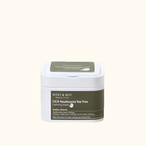 Mary&May_CICA_Houttuynia_Tea_Tree_Calming_Mask_(30EA)