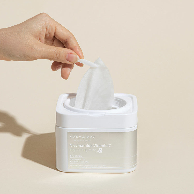 Mary&May_Niacinanide_Vitamin_C_Brightening_Mask_(30ea)