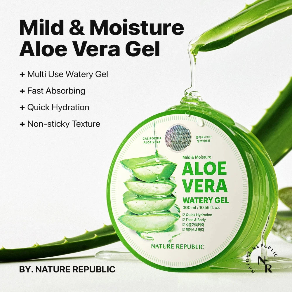 Nature Republic Soothing & Moisture Aloe Vera 92% Soothing Gel - Kosmetica