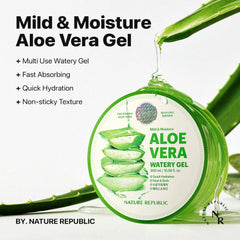 Nature Republic Soothing & Moisture Aloe Vera 92% Soothing Gel - Kosmetica