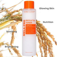 NINELESS_MELA-PRO_Rice_&_TXA_Toner_(200ml)
