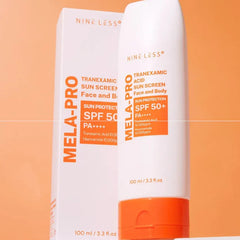 NINELESS_MELA-PRO_Tranexamic_Acid_Sun_Screen_Face_And_Body_Sun_Protection_SPF_50+PA++++(100ml)