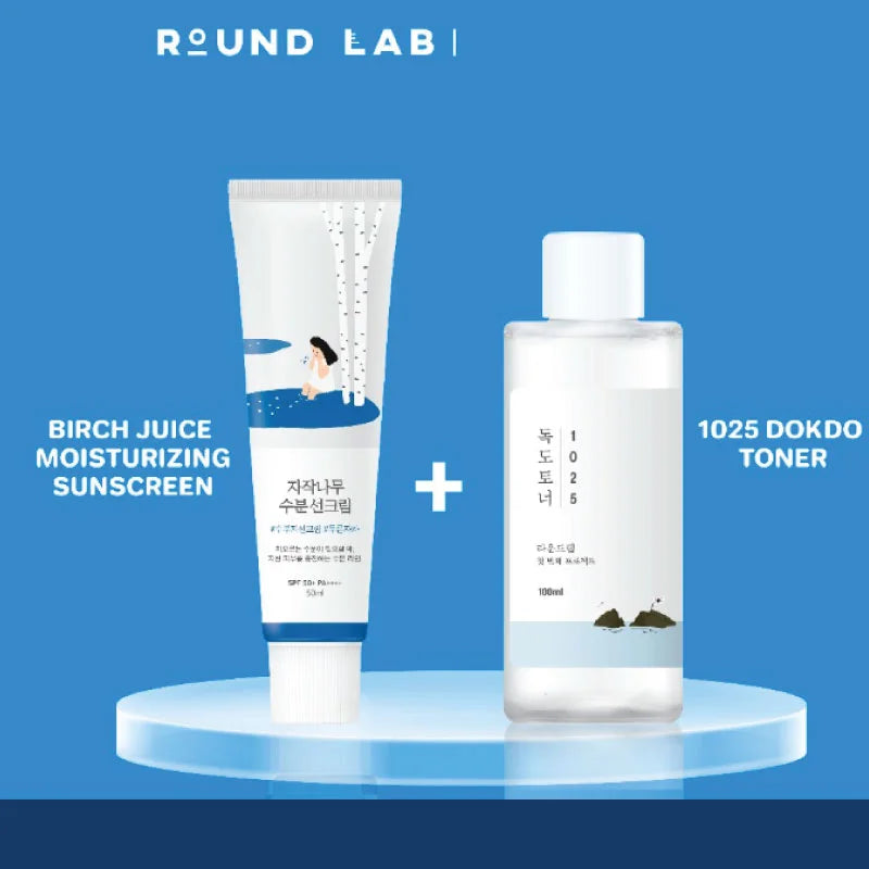 ROUND_LAB_1025_Dokdo_Toner_&_Birch_Juice_Sunscreen_Set