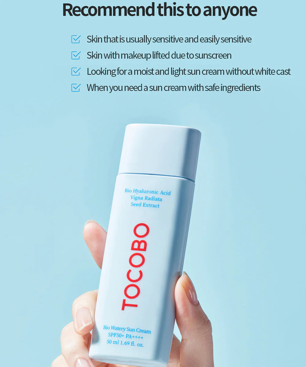 Tocobo Bio Watery Sun Cream SPF50+ PA++++ 50ml - Kosmetica