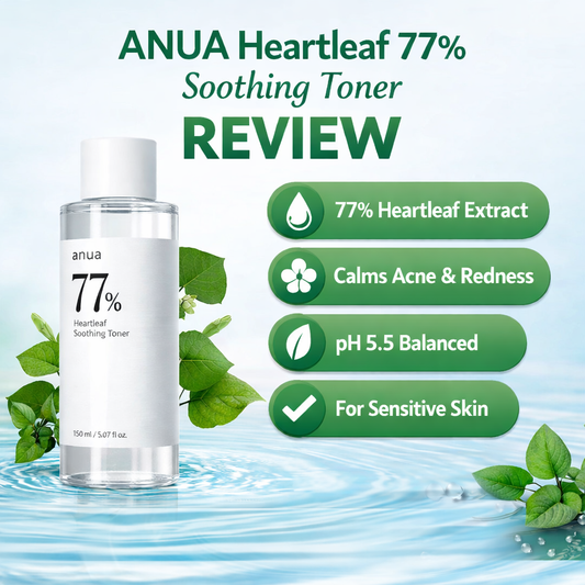 ANUA Heartleaf 77% Soothing Toner Review: Benefits, Ingredients & Results