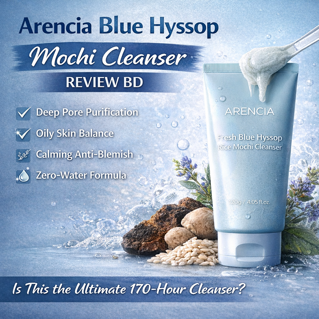 Arencia Blue Hyssop Mochi Cleanser Review