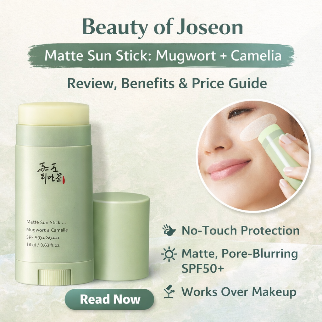 Beauty of Joseon Matte Sun Stick Mugwort + Camelia Review, Benefits & Price Guide
