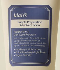 KLAIRS Supple Preparation All-Over Lotion 250ml