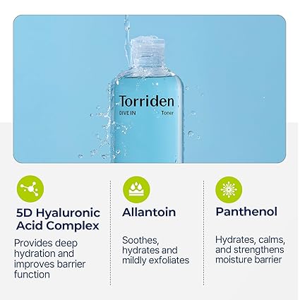 Torriden Dive In Low Molecular Hyaluronic Acid Toner 300ml