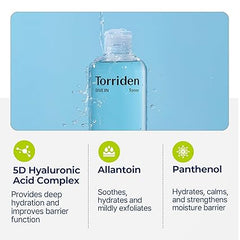 Torriden Dive In Low Molecular Hyaluronic Acid Toner 300ml