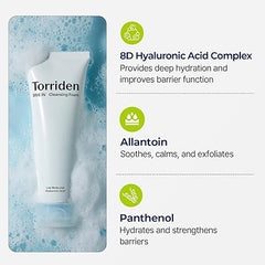 Torriden Dive In Low Molecular Hyaluronic Acid Cleansing Foam 150 ml