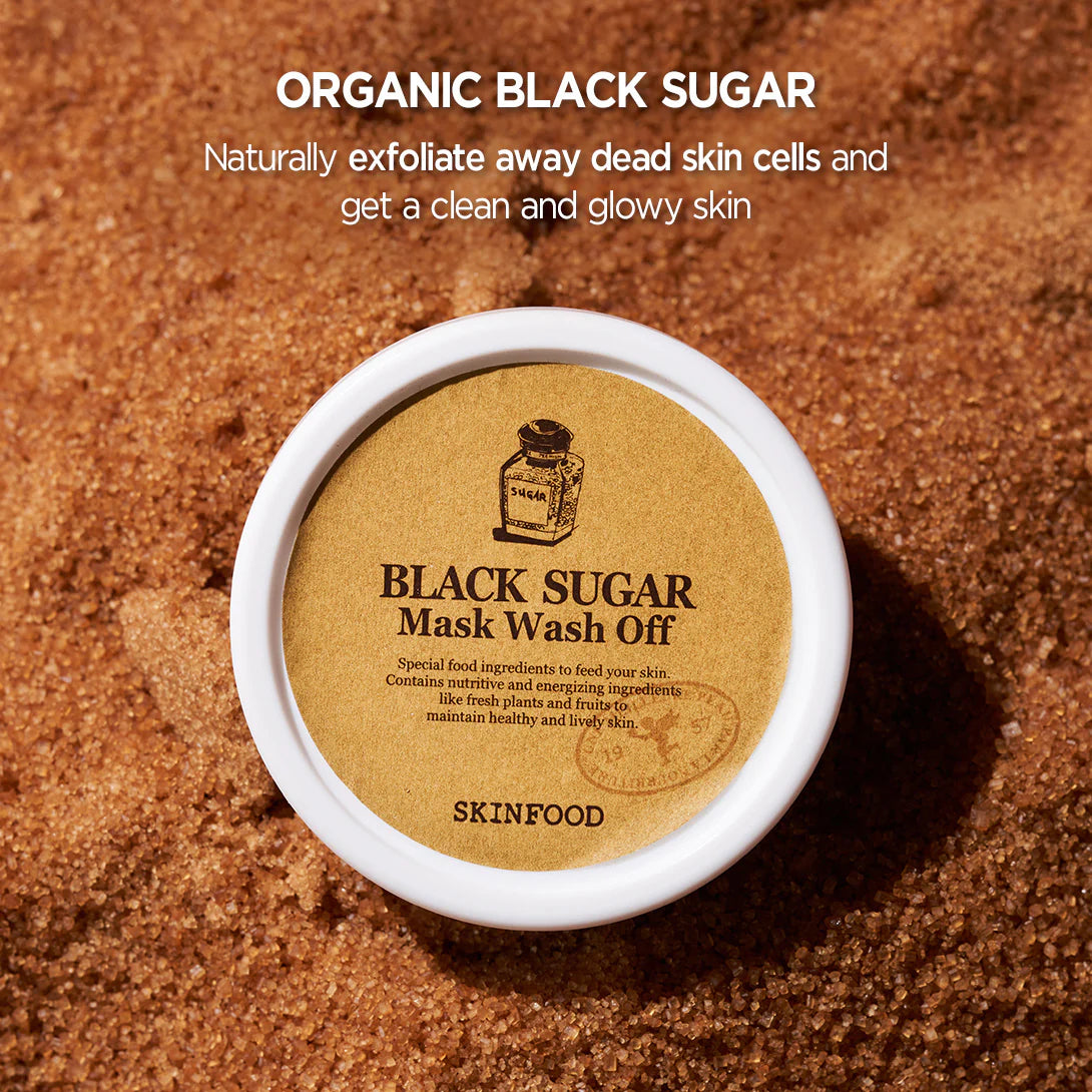 SKINFOOD Black Sugar Mask Wash Off 120gm
