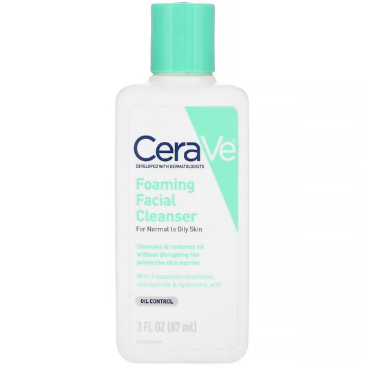 CeraVe Foaming Facial Cleanser Travel Size 87 ml
