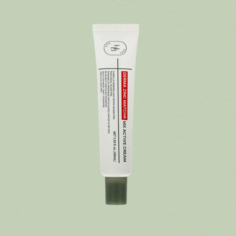 HEVEBLUE Derma Zinc Matcha MX Active Cream 40ML