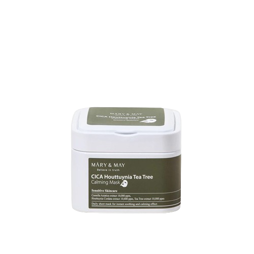 Mary&May CICA Houttuynia Tea Tree Calming Mask (30EA)