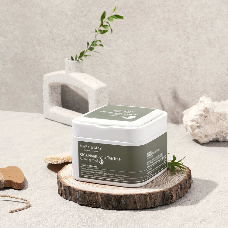 Mary&May_CICA_Houttuynia_Tea_Tree_Calming_Mask_(30EA)