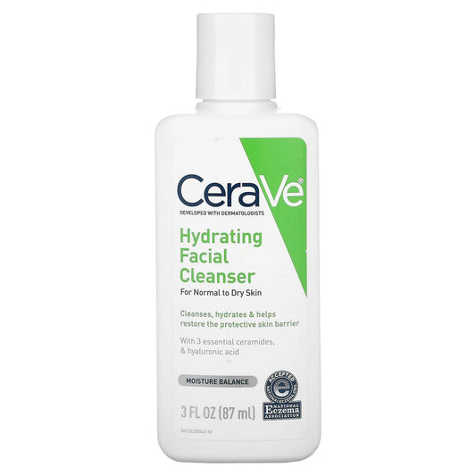 CeraVe Hydrating Facial Cleanser Travel Size 87 ml