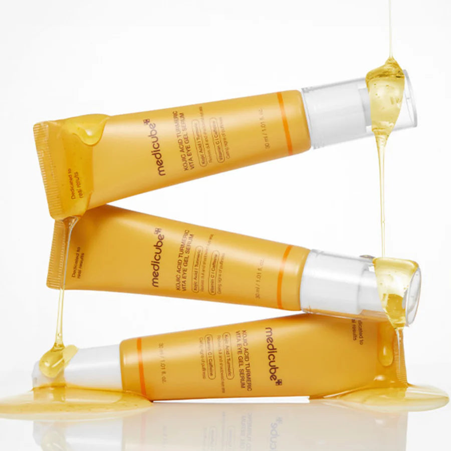 MEDICUBE Kojic Acid Turmeric Vita Eye Gel Serum 30ml - Kosmetica